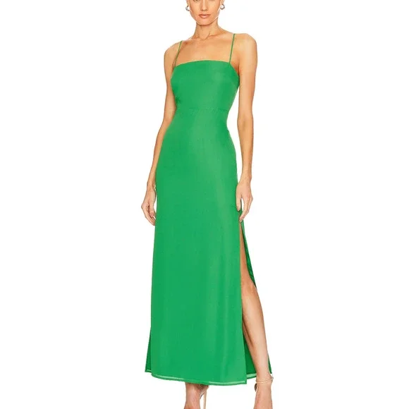 chinese dress ladies Taleah Cut Out Maxi Dress Green| Beginning Boutique US 6 main image 0